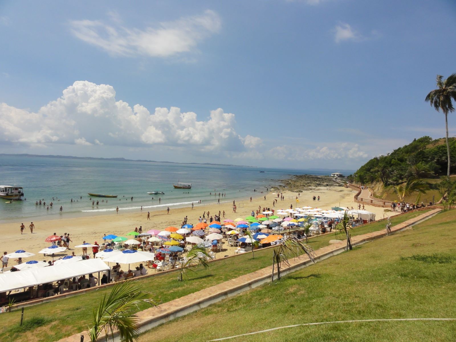 Praia de Ponta de Nossa Senhora de Guadalupe, na Ilha dos Frades